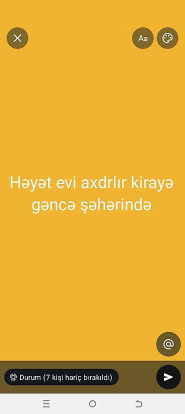 kirayə ev inşatcılar: Gəncə şəhərində kirayə üçün həyət evi axtarılır. ev sahibləri əlaqə — 1