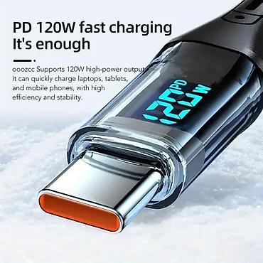 momo auto ruma: Kabal za punjenje OOZCC 120W sa LED displejem NOVO. OPIS PROIZVODA — 6