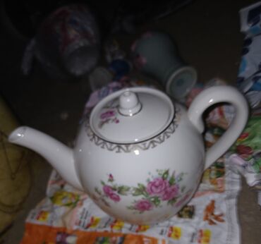 Qəhvə dəstləri və servizlər: Çay dəsti, rəng - Ağ, Farfor
