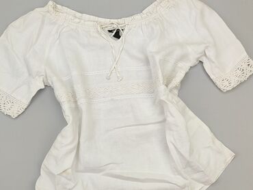 białe bluzki na pogrzeb: Blouse, H&M, 5XL (EU 50), condition - Good