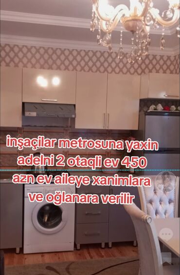 yaşıl dərədə evlər: 80 м², 2 комнаты, Комби, Газ, Электричество