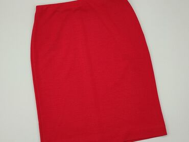 spódnice w kratkę czerwone: Skirt, M (EU 38), condition - Good