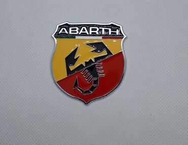 Tuning oprema: ABARTH logo ABARTH logo-amblem, metalni Dimenzije su približno 5,5 X — 3