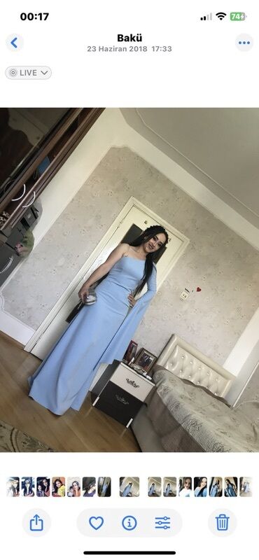 Ziyafət donları: Qadın geyimləri – zərif paltarlar dəsti 1) Ağ midi paltar - Düz — 8