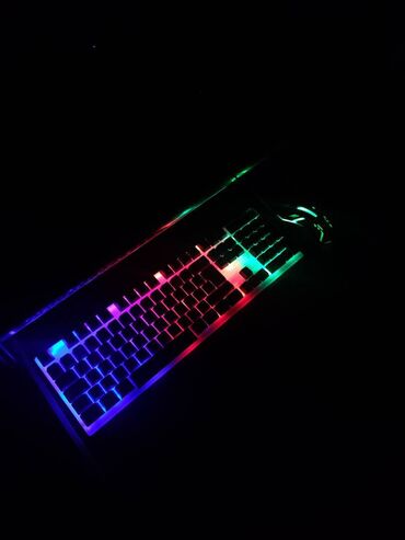 k40 gaming: Işıqlı pro gaming klaviatura mouse. Yenidir!! Oyunlarda çox gözəl
