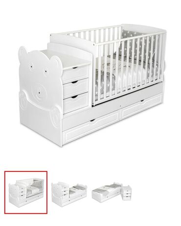 ikea deciji krevet na razvlacenje: Krevetac za bebe, 3 u 1, dobro ocuvan