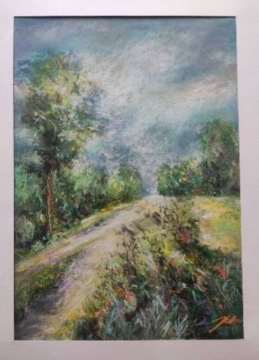 slike cveca ulje na platnu: Slika, 40 x 30 cm, Novo