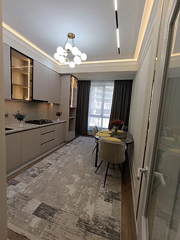 2023: 3 комнаты, 74 м², Асанбай мкр Элитка, 3 этаж, Дизайнерский ремонт — 2