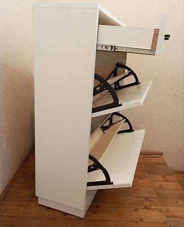 skafi: Yeni, 2 qapılı, Ağ, Ayaqqabı dolabı — 3