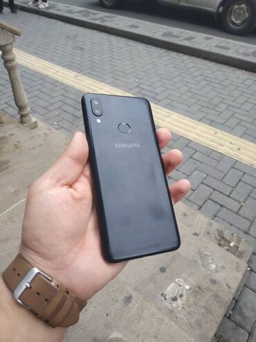 HTC: Samsung Galaxy A10s, 32 GB, rəng - Göy, Zəmanət, Barmaq izi, İki sim kartlı