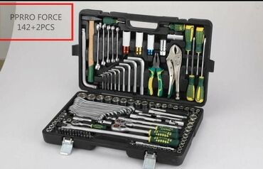 fasad daş: PPRRO FORCE 142+2PCS alətlər dəsti - Daşınması rahat, möhkəm plastik