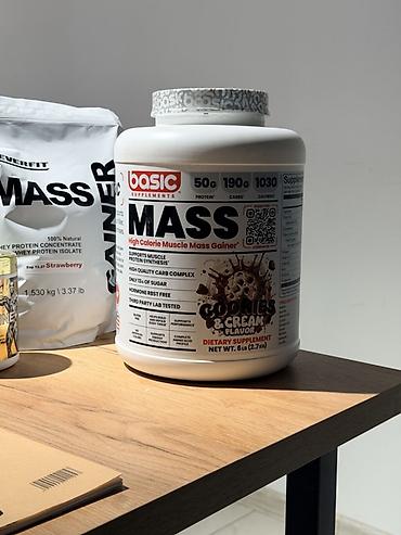mass gainer: Гейнер Basic Supplements MASS — высококалорийная пищевая добавка для — 1