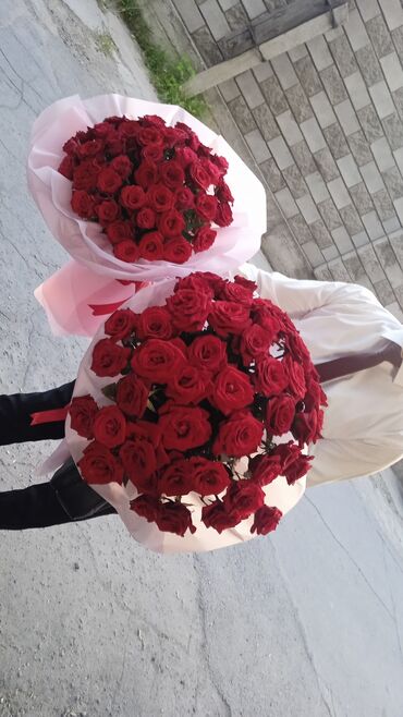 Цветы и букеты: 51 роза и 101 роза 24/7 Акция не дорого‼️ — 9