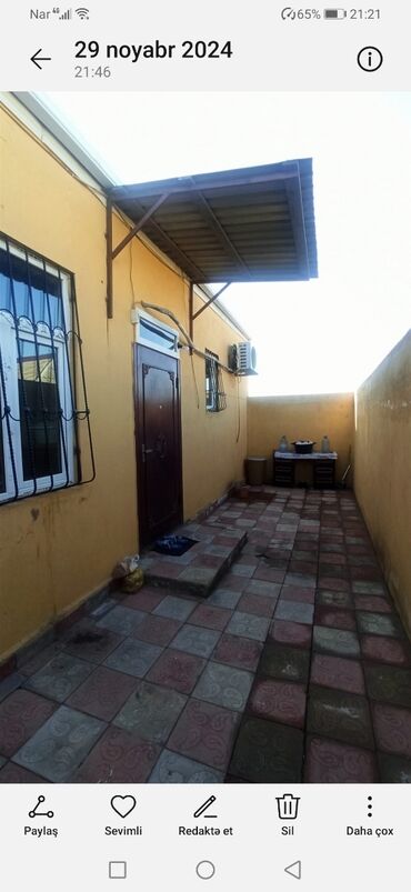 bineqedi heyet evi: 80 kv. m, 4 otaqlı, Qaz, İşıq, Su
