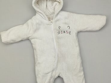 shein kombinezon biały: Overall, Cool Club, 6-9 months, condition - Good