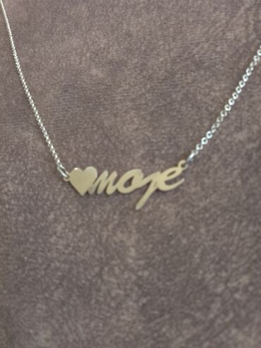 Ogrlice: Ogrlica sa priveskom, Handmade, Materijal: Srebro — 2