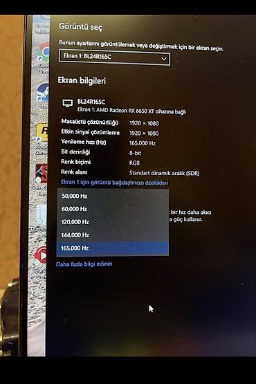 komputer ekran şəkilləri yüklə: Prosessor: Intel Core i7-9700K (3.60 GHz – 4.90 GHz Turbo) Videokart — 8