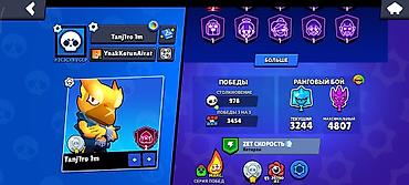 ps plus: Продам игровой аккаунт Brawl Stars. Основное: - Трофеи: 47 031 - Путь — 3