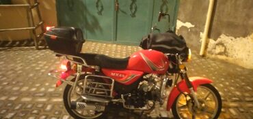 Motosikletlər: MX49 benzinli motosiklet - Rəng: qırmızı - Model üzərində “MX49” — 7