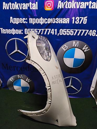 e70: Крыло Переднее левое BMW, 2010 г., Б/у, Оригинал — 1