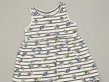 biała sukienka: Sukienka, Lupilu, 1.5-2 lat, 86-92 cm, stan - Dobry