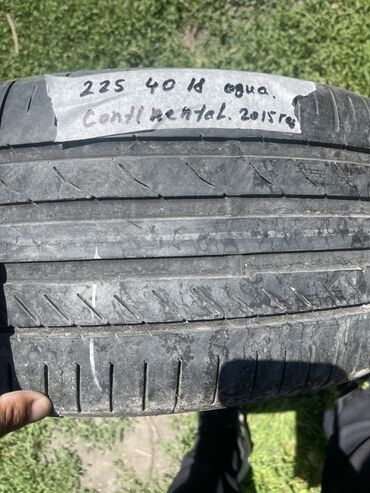 Шины: Шины 225 / 40 / R 18, Лето, Б/у, 1 шт, Легковые, Continental