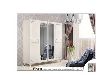 Dolablar: Yeni, Açılan, 4 qapılı Düz dolab, Qarderob, paltar dolabı, Türkiyə