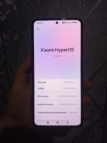 hdmi kabel telefon: Xiaomi 14, 256 GB, rəng - Qara, 
 Face ID — 3