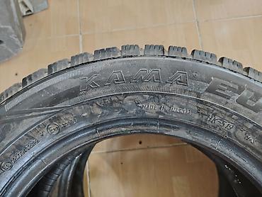 190 disk: KAMA EURO IK-579 qış təkərləri 2 ədəd, az işlənib - Ölçü: 195/65 R15 — 1
