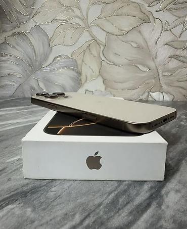 ayfon şekli: IPhone 16 Pro, 256 GB, Desert Titanium, Zəmanət — 2