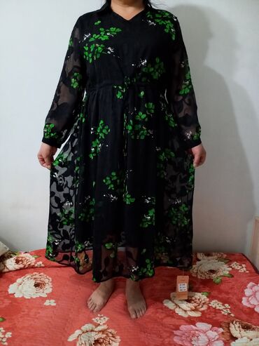 новое платье: Повседневное платье, Китай, Осень-весна