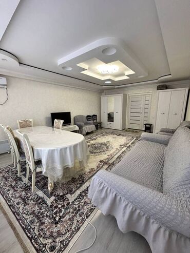 квартиры кок жаре: 2 комнаты, 77 м², Элитка, Евроремонт