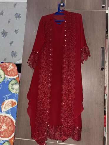 платья двойка: Повседневное платье, Турция, Лето, Длинная модель, 4XL (EU 48)