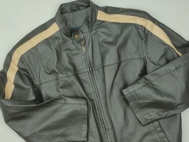 Ubrania męskie: Kurtka skórzana dla mężczyzn, 3XL, stan - Bardzo dobry