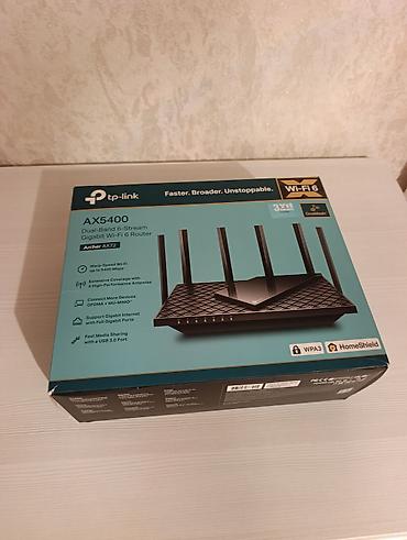 Modemlər və şəbəkə avadanlıqları: TP-Link Archer AX72 (AX5400) Wi‑Fi 6 router - İki zolaqlı (Dual‑Band) — 3