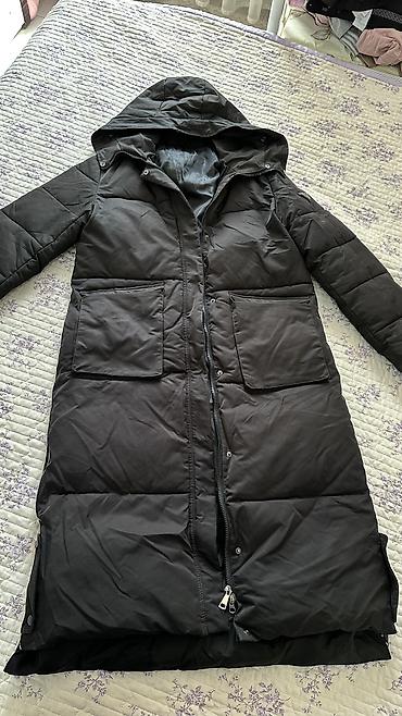 куртка lining: Пуховик, Узун модель, Капюшону бар, 2XL — 1