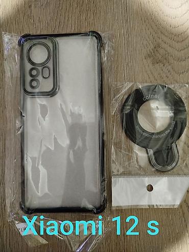 redmi note 12c: Чехол + магнитное кольцо для Xiaomi 12 S (черный) redmi 12 pro — 4