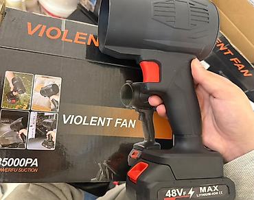 Ручные электроинструменты: Akkumulyatorlu güclü hava üfürən / tozsoran cihazı – Violent Fan — 1