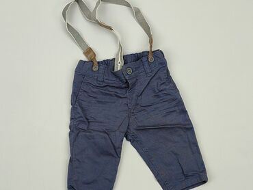 spodenki chłopięce pepco: Niemowlęce spodnie materiałowe, 3-6 m, 62-68 cm, H&M, stan - Dobry
