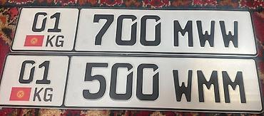 KG**.

В наборе:
- номер **700 MWW**
- номер **500 WMM**