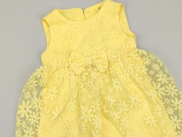 biała letnia sukienka z haftem: Dress, 12-18 months, condition - Very good