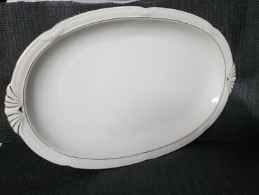 Ostalo posuđe: Oval 1930 do 1950g. Zehscherzer Bavaria. Oval,pun porcelan. nidge — 2