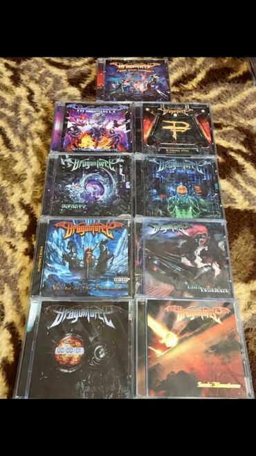 CD, DVD диски: Коллекция CD группы DragonForce (speed power metal). Оригинальные