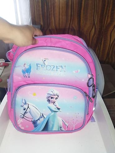 tikinti ucun oyuncaq dəsti: Məktəb üçün uşaq və yeniyetmə çantaları dəstik - Frozen (Elsa) — 1