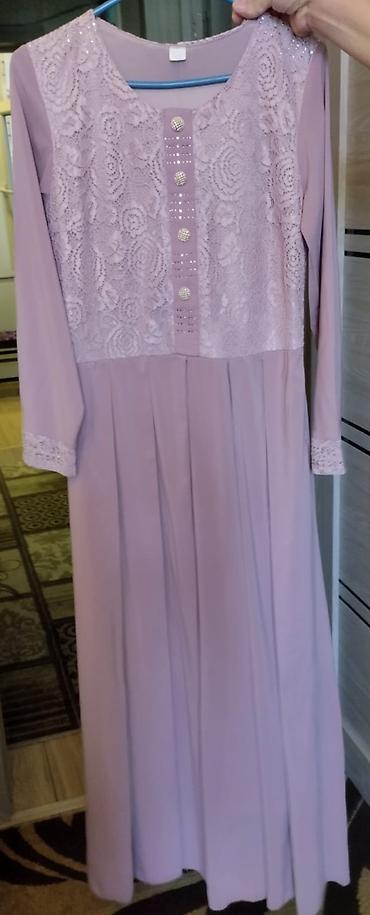 duz golu: Uzun ziyafət/abiyə don - Rəng: açıq bənövşəyi (lilac) - Model: uzun — 1