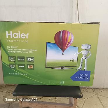 led ekran: Haier LE24B8000T – 24" LED TV с кронштейном - 24 düym LED backlit — 1