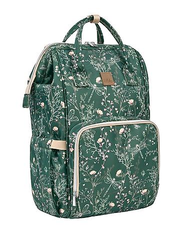 gucci sorc: KikkaBoo Torba za mame Siena Lux Secret Garden – Deep Green (šifra — 4