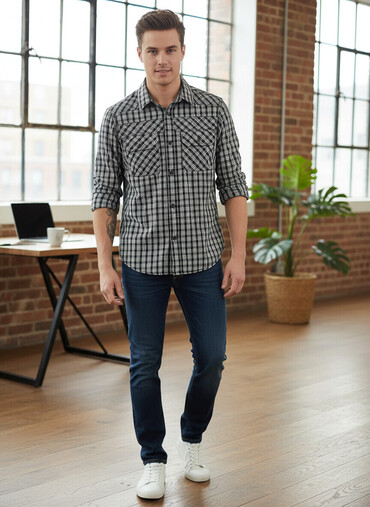 Топы и рубашки: Рубашка, Новый — 1