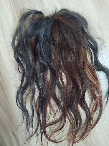 Perike i klipse: Prodajem šatiranu prirodnu kosu,na 4 klipse,može se nositi kao — 2