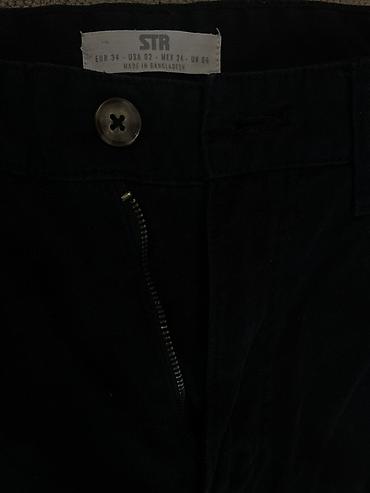star silim: Şalvar, Stradivarius, XS, rəng - Qara — 2